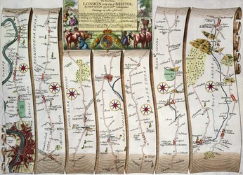 Road from London to Bristol, from John Ogilby